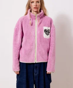 New Girl Order NGO POCKET BORG JACKET Tops