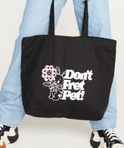 New Girl Order DON'T FRET PET LARGE TOTE BAG Tops