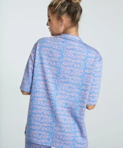 New Girl Order NEW IN TATTOO JACQUARD SHIRT