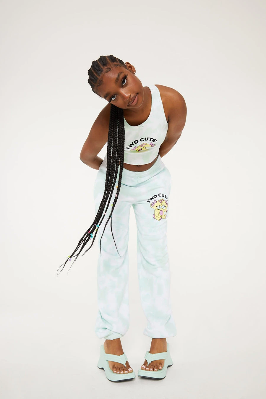 New Girl Order TWO CUTE BEARS TIE DYE VEST 4 New Girl Order TWO CUTE BEARS TIE DYE VEST