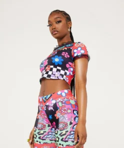 New Girl Order SEE YOU SOON LEGGING SHORT Tops