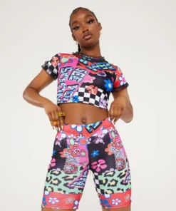 New Girl Order SEE YOU SOON LEGGING SHORT Tops