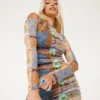 New Girl Order PATCHWORK DRESS LONG SLEEVE