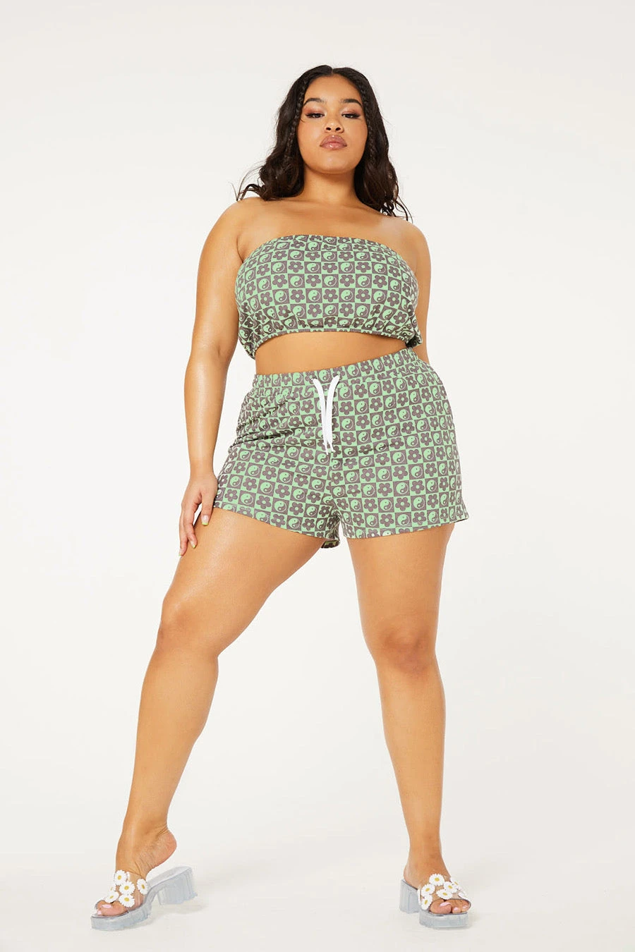 New Girl Order MONOGRAM BANDEAU CURVE 3 New Girl Order MONOGRAM BANDEAU CURVE