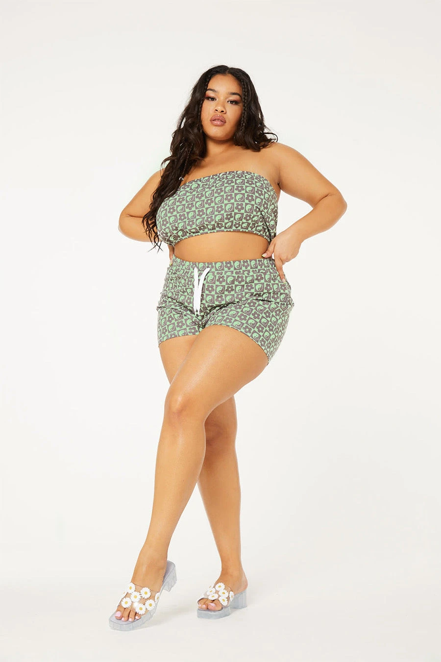 New Girl Order MONOGRAM BANDEAU CURVE 4 New Girl Order MONOGRAM BANDEAU CURVE