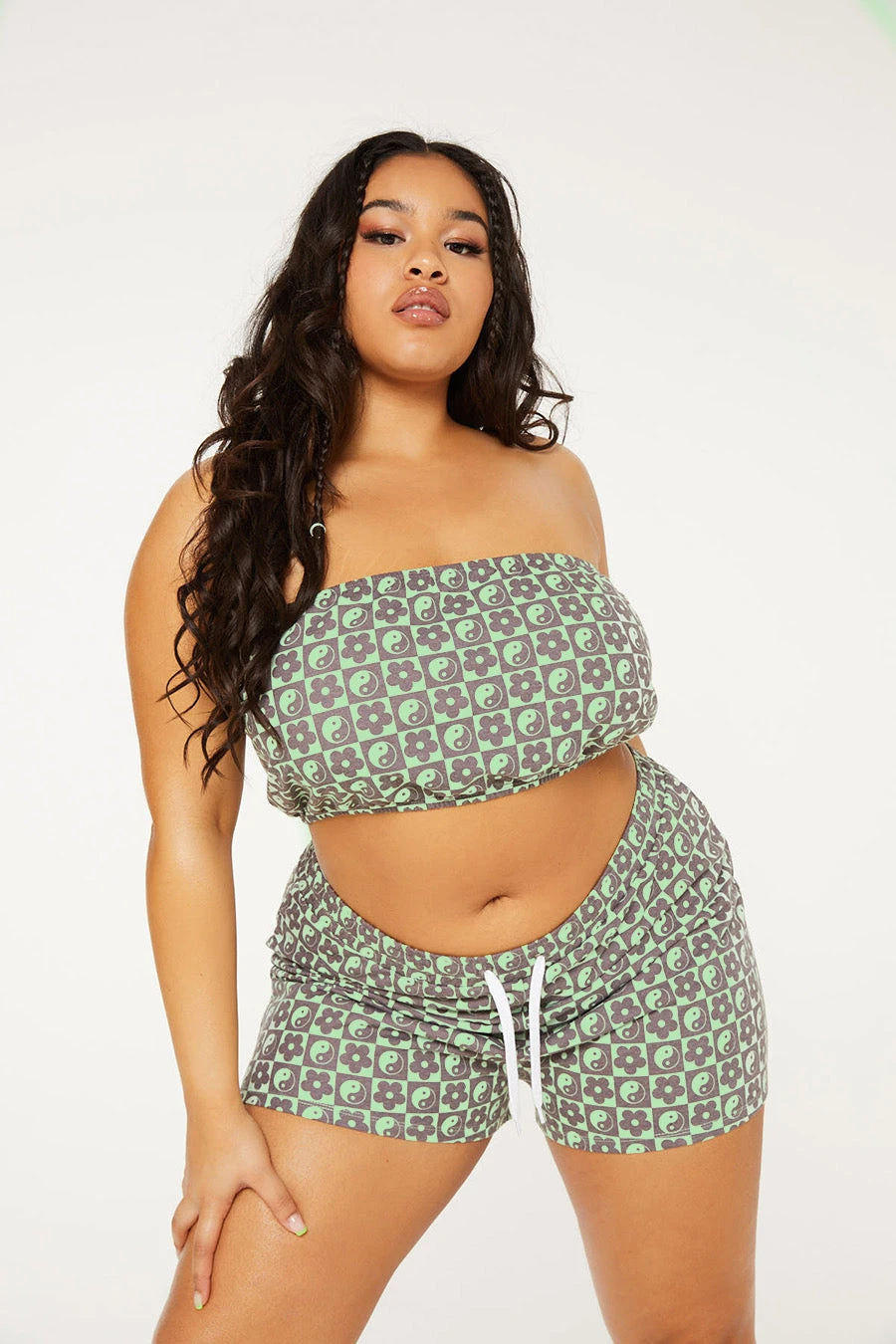 New Girl Order MONOGRAM BANDEAU CURVE 1 New Girl Order MONOGRAM BANDEAU CURVE