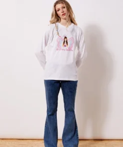 New Girl Order BRITNEY ANGEL LONG SLEEVE TOP Tops