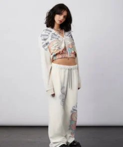 New Girl Order Tops TONGUE TIED ZIP UP HOODIE