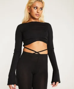 New Girl Order BLACK MESH CROP TOP Tops 11 New Girl Order BLACK MESH CROP TOP Tops
