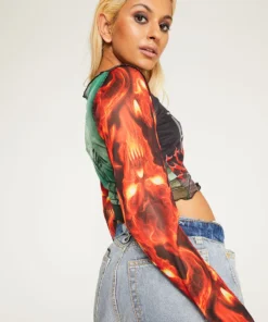 New Girl Order TEDDY MESH TOP