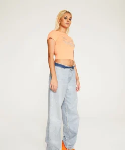 New Girl Order Tops HOTFIX PUMPKIN BABY TEE