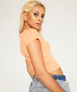 New Girl Order Tops HOTFIX PUMPKIN BABY TEE