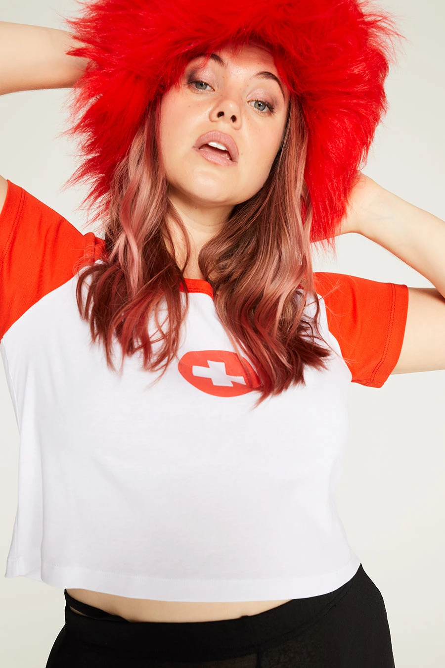 New Girl Order Tops YOURE SICK RAGLAN TEE CURVE 4 New Girl Order Tops YOURE SICK RAGLAN TEE CURVE