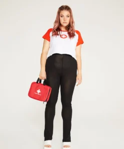 New Girl Order MESH STRAPPY FLARES CURVE Tops