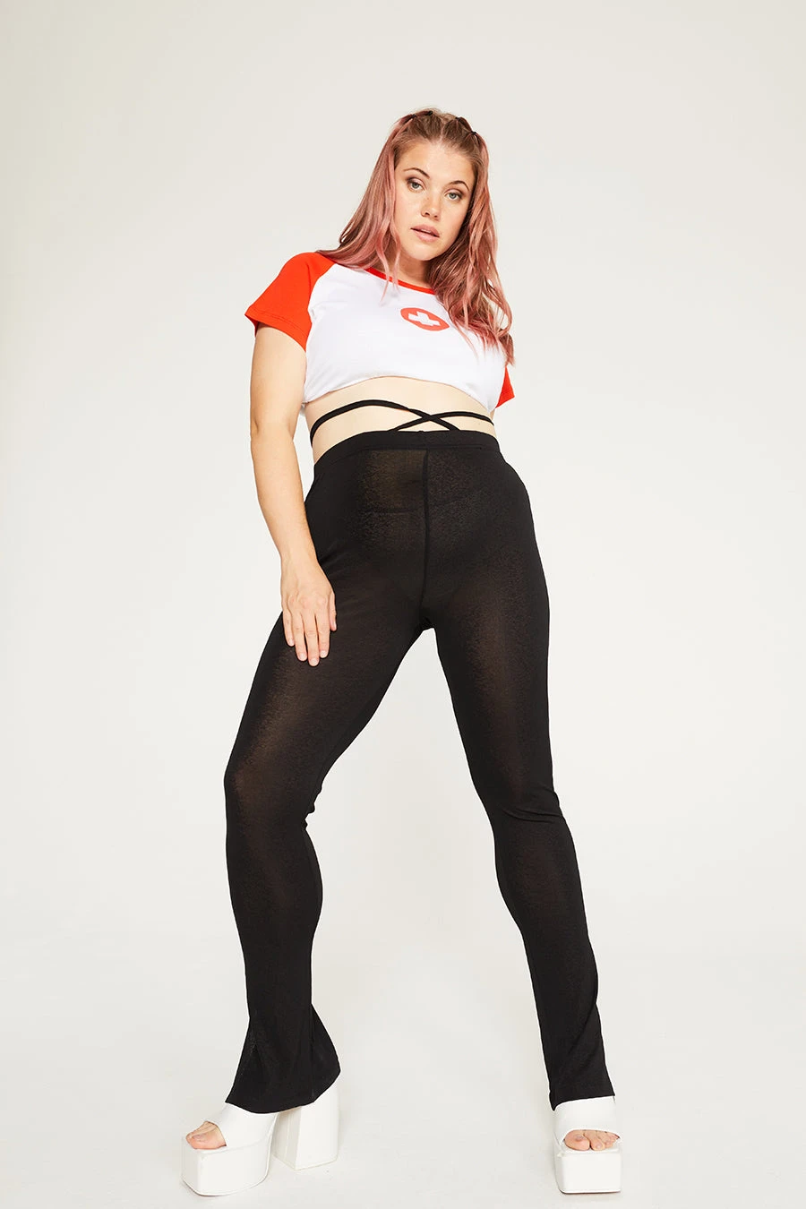 New Girl Order Tops YOURE SICK RAGLAN TEE CURVE 3 New Girl Order Tops YOURE SICK RAGLAN TEE CURVE