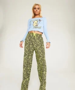 New Girl Order IM THE TREAT BLUE LONG SLEEVE Tops