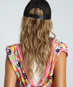 New Girl Order FOAM TRUCKER CAP WITH CHERRY MOTIF