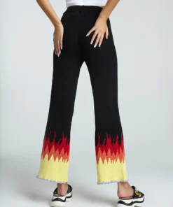 New Girl Order FLAME CROCHET TROUSER NEW IN