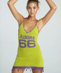 New Girl Order NEW IN ADORE 66 CROCHET DRESS