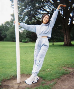 New Girl Order HELLO KITTY TIE DYE CROP SWEAT