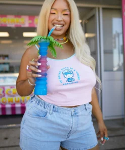 New Girl Order HELLO KITTY CUTE IS A CRIME CAMI CURVE Tops 8 New Girl Order HELLO KITTY CUTE IS A CRIME CAMI CURVE Tops