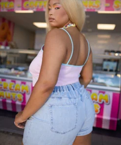 New Girl Order HELLO KITTY CUTE IS A CRIME CAMI CURVE Tops