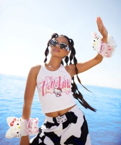 New Girl Order HELLO KITTY GRAFFITI TANK