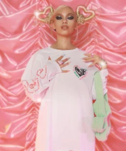 New Girl Order LOVE IS LOVE HEART T-SHIRT