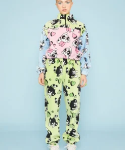 New Girl Order Tops POWERPUFF GIRLS BUTTERCUP FLEECE JOGGER