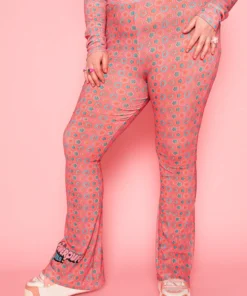 New Girl Order POWERPUFF GIRLS AOP FLARES CURVE - RED