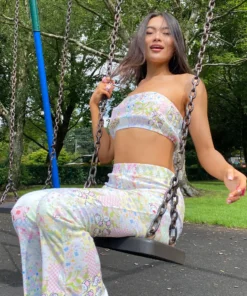 New Girl Order HELLO KITTY PATCHWORK BANDAEU Tops 10 New Girl Order HELLO KITTY PATCHWORK BANDAEU Tops