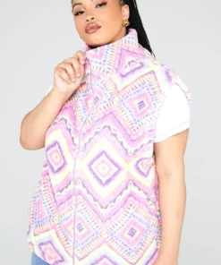 New Girl Order Sleeveless Aztec Borg Curve Tops 9 New Girl Order Sleeveless Aztec Borg Curve Tops