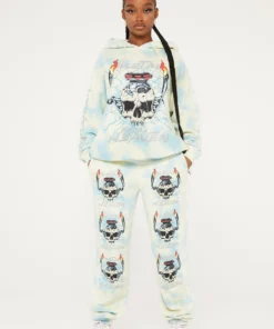 New Girl Order Tops METAL FROM HEAVEN TIE DYE JOGGER