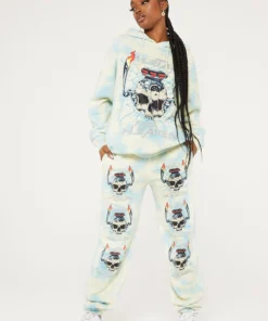 New Girl Order Tops METAL FROM HEAVEN TIE DYE JOGGER