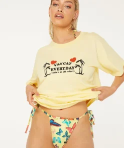 New Girl Order VACAY EVERYDAY OVERSIZED TEE Tops