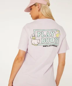 New Girl Order PLAY BUOY BACK PRINT TEE Tops