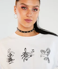 New Girl Order Classic Cartoon Sweat Tops