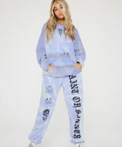 New Girl Order SAINT OR SINNER TIE DYE HOODY Tops