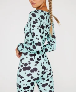 New Girl Order Dalmation Long Sleeve Unitard