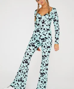 New Girl Order Dalmation Long Sleeve Unitard