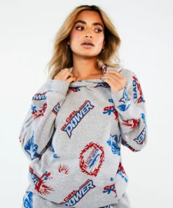 New Girl Order Tops SPORT LOGO HOODIE