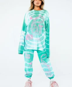 New Girl Order Tops Tattoo Dragon Tie Dye Long Sleeve Top
