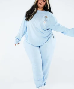 New Girl Order Tops Kanji Blue Joggers Curve