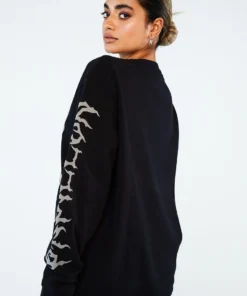 New Girl Order PAPILLON METAL SWEATSHIRT Tops 9 New Girl Order PAPILLON METAL SWEATSHIRT Tops