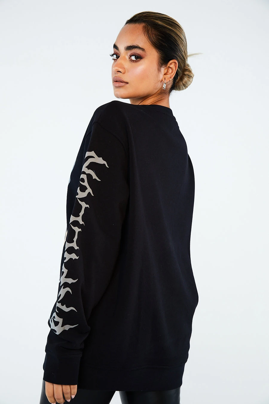 New Girl Order PAPILLON METAL SWEATSHIRT Tops 5 New Girl Order PAPILLON METAL SWEATSHIRT Tops