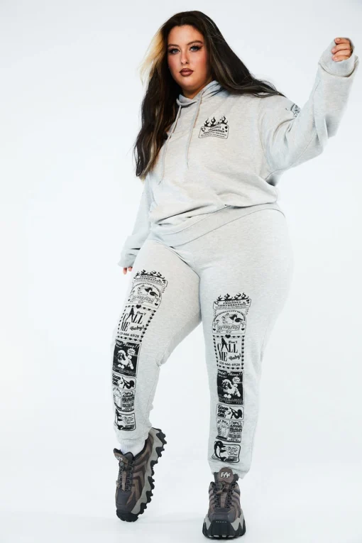 New Girl Order Tops Conversation Joggers Curve