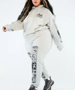 New Girl Order Tops Conversation Joggers Curve