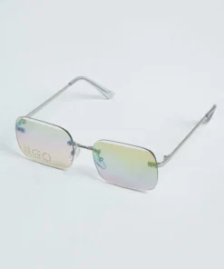 New Girl Order DIAMANTE SUNGLASSES WITH RAINBOW MIRROR LENS NEW IN