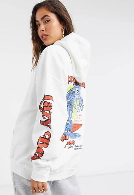 New Girl Order Lazy Beach Oversized Hoodie Tops 1 New Girl Order Lazy Beach Oversized Hoodie Tops