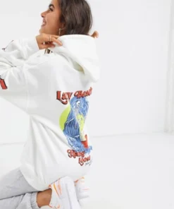 New Girl Order Lazy Beach Oversized Hoodie Tops